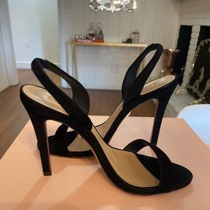 Black Schutz heels